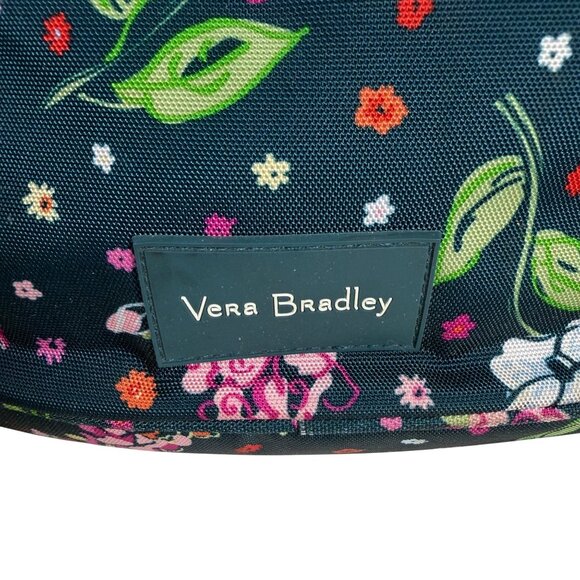 VERA BRADLEY Floral Women\'s Recycled Grand Backpack Hope Blooms Teal Book Bag main image 14